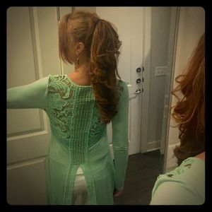 Beautiful Back Mint Tunic
